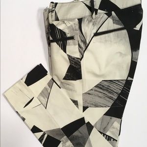 HELMUT LANG Pant Skinny Ankle Print Cotton Stretch